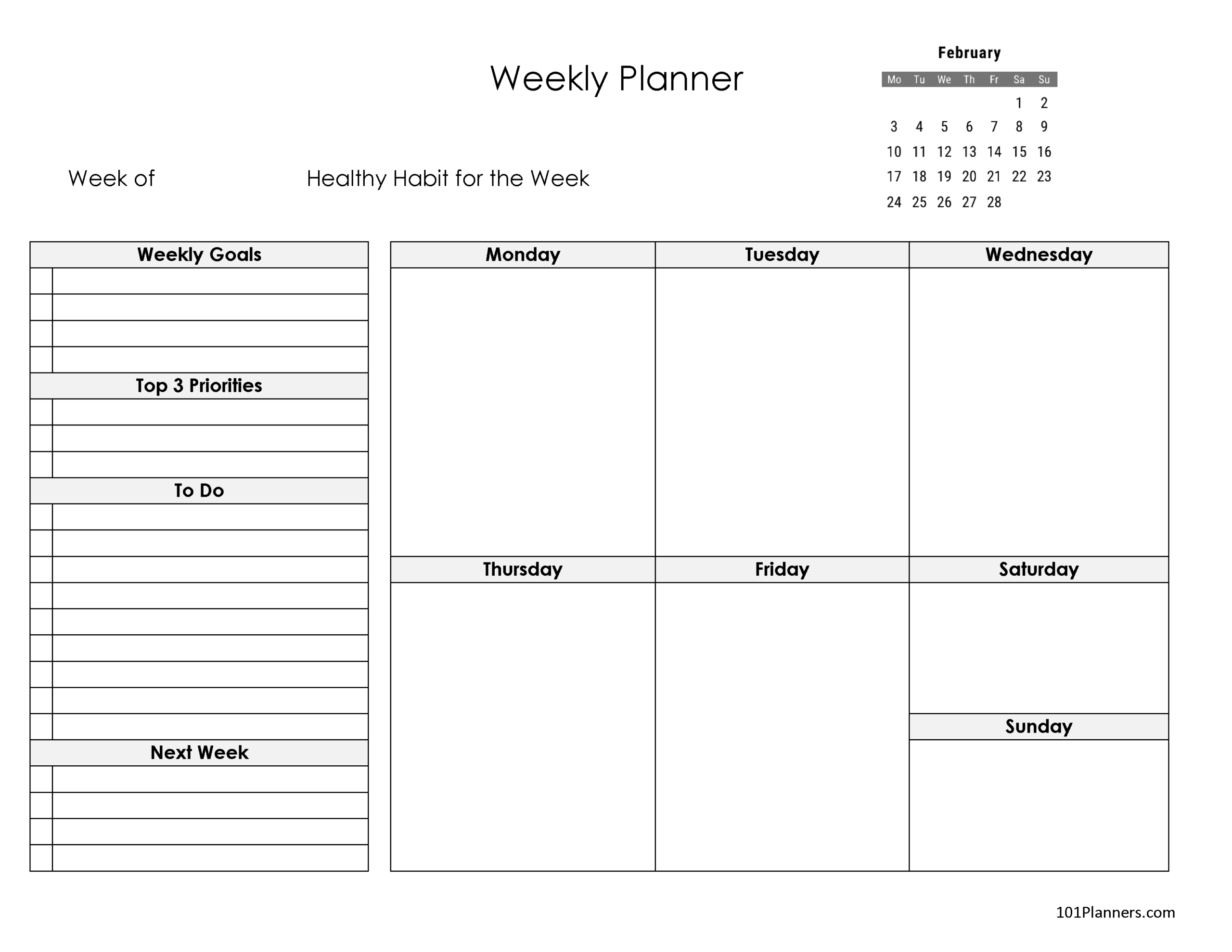 Printable 2025 Calendars Word