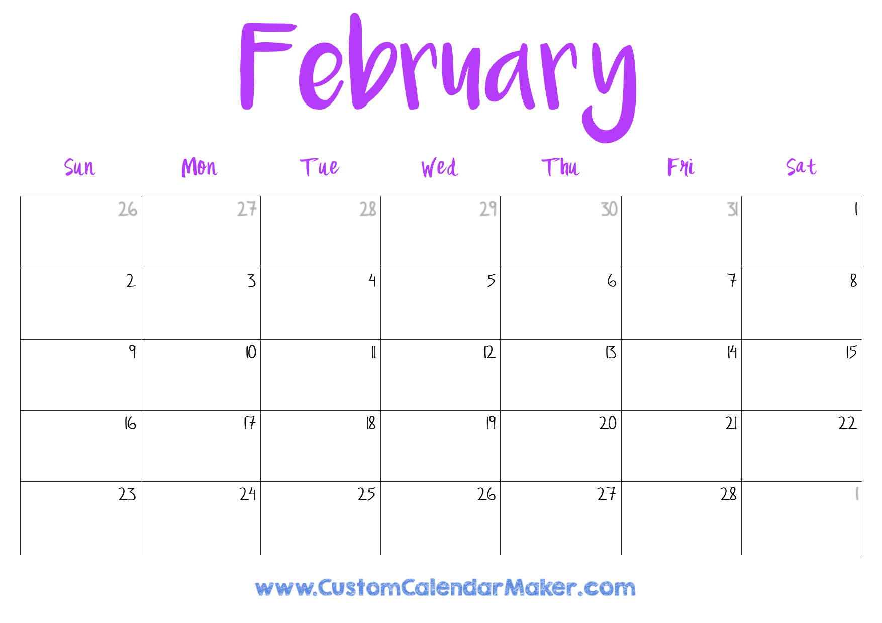 Calendars 2025 Printable Free