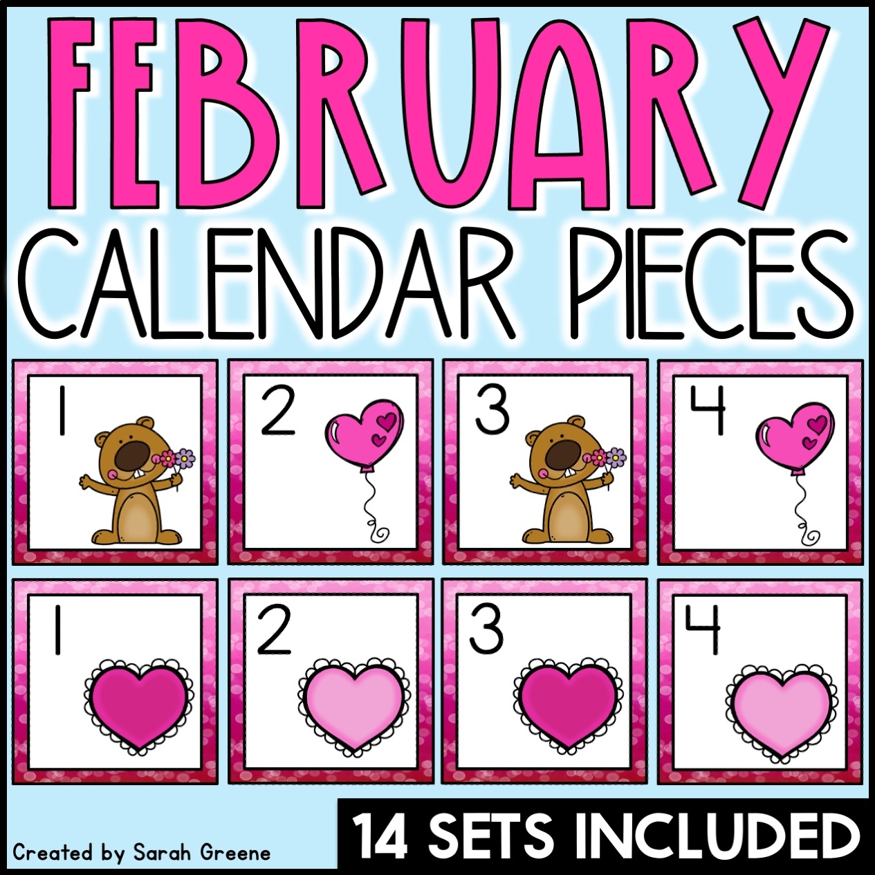 Free Printable Calendar Pieces For Preschool