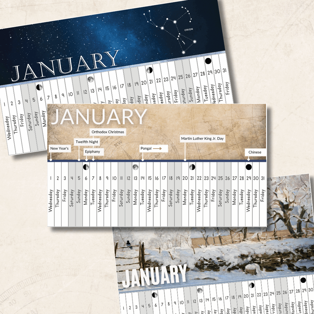 Free 2025 Montessori Linear Calendar The Global Explorers Club