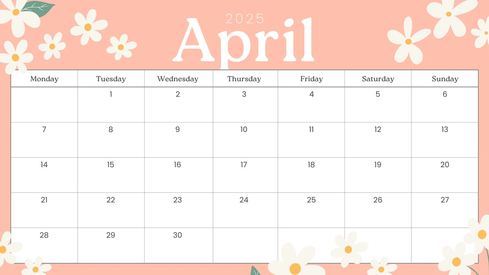 Printable Day Runner Calendar 2025