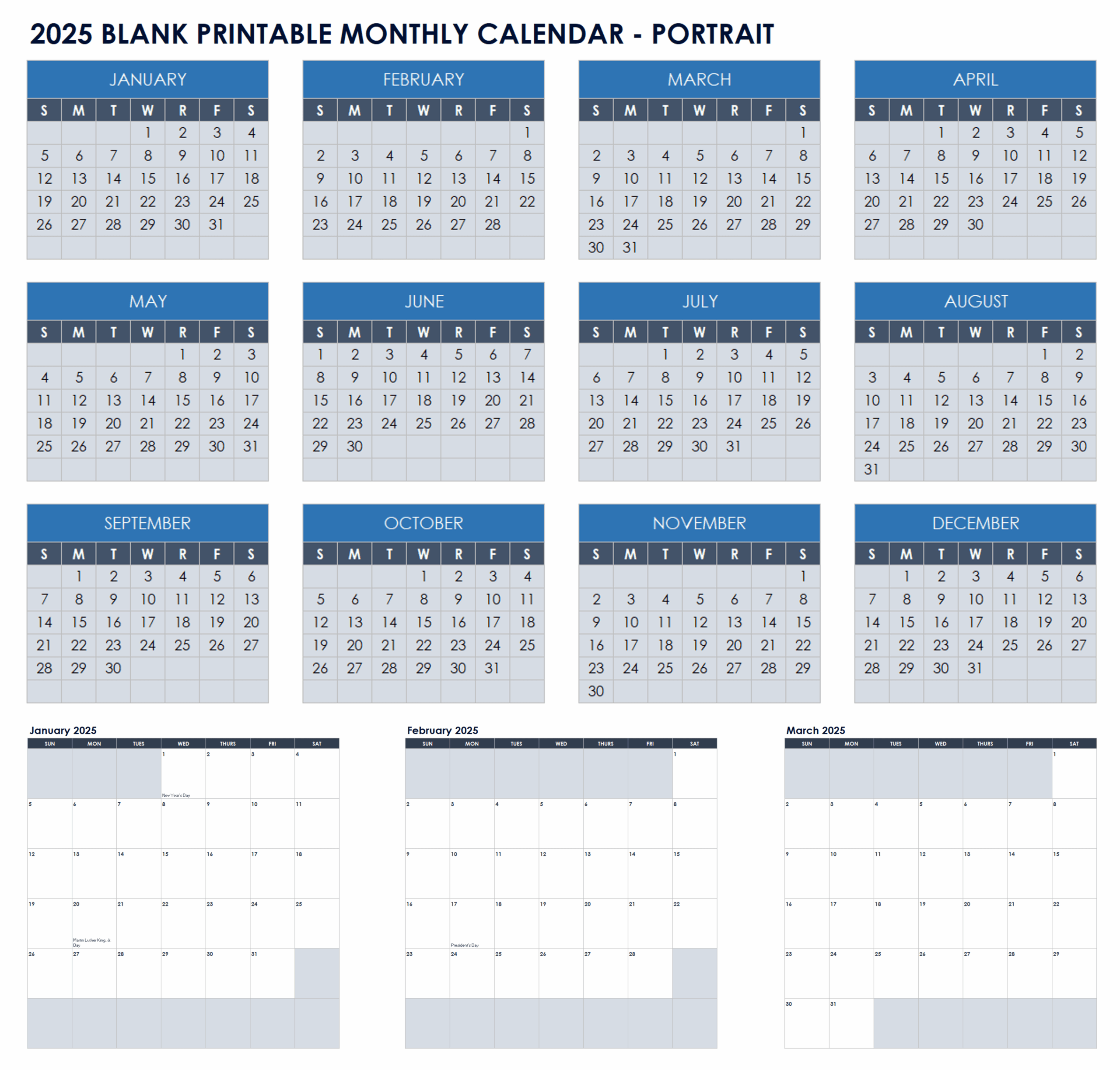Small Printable Calendars Small Printable Calendars