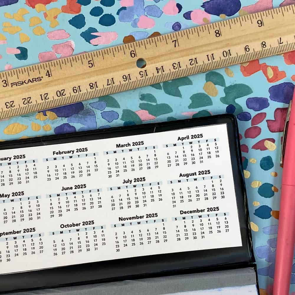 Free Checkbook Calendar Printables 2023 2024 2025 