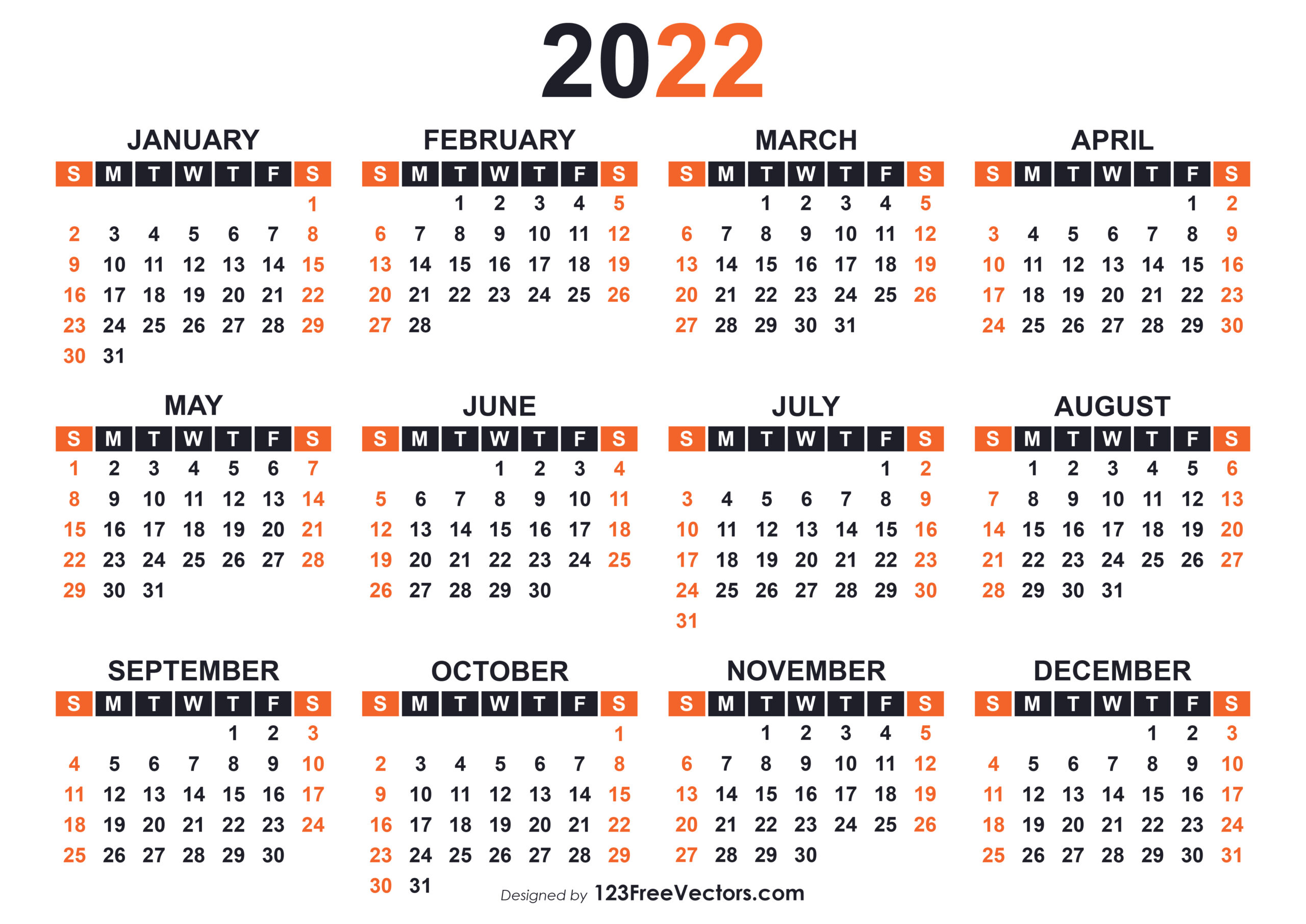 Free Printable Calendar Templates