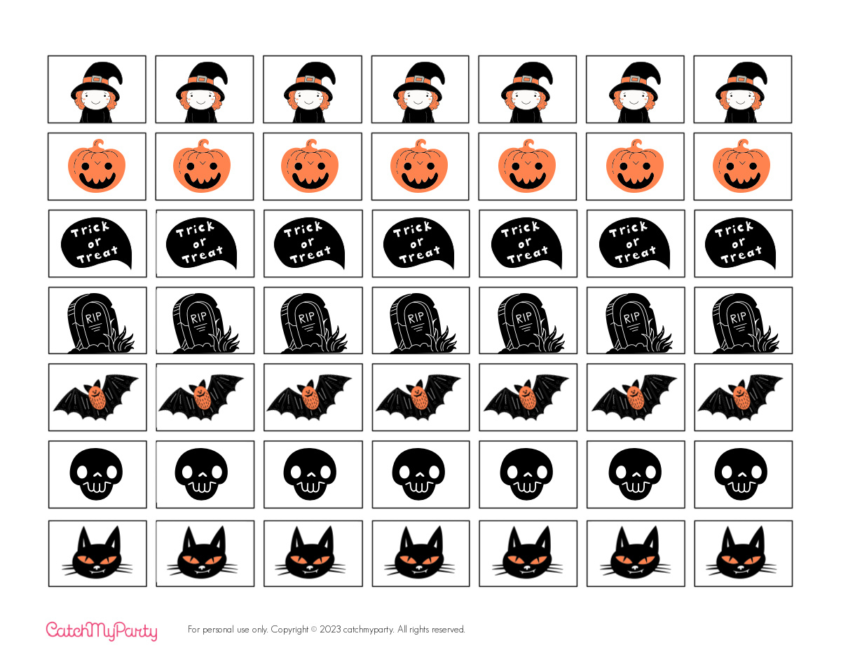 FREE Fun Halloween Countdown Calendar 2024 Catch My Party