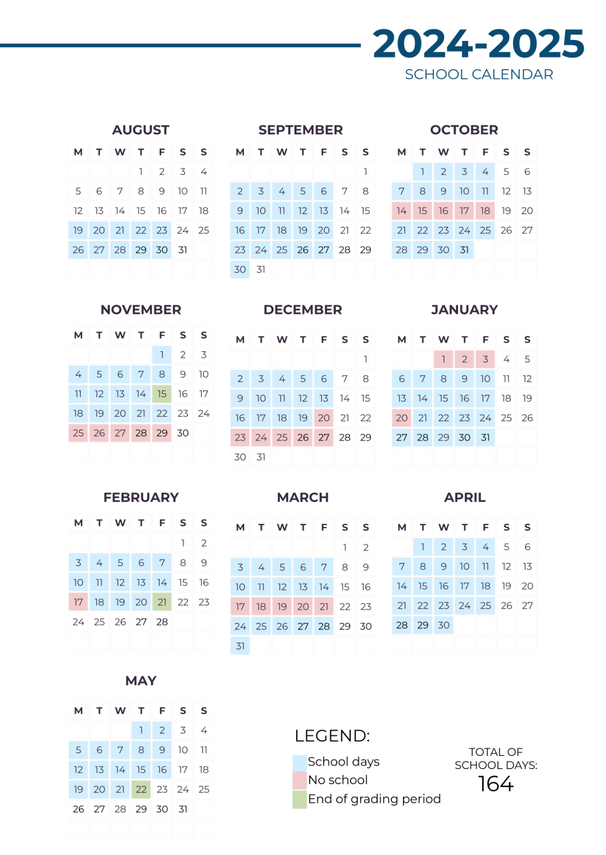 Free One page 2025 Calendar Template To Edit Online