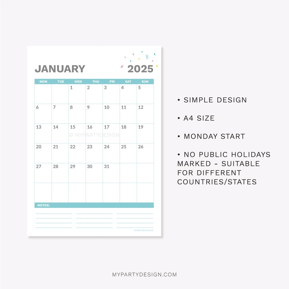 Free Printable 2025 Calendar And Planner