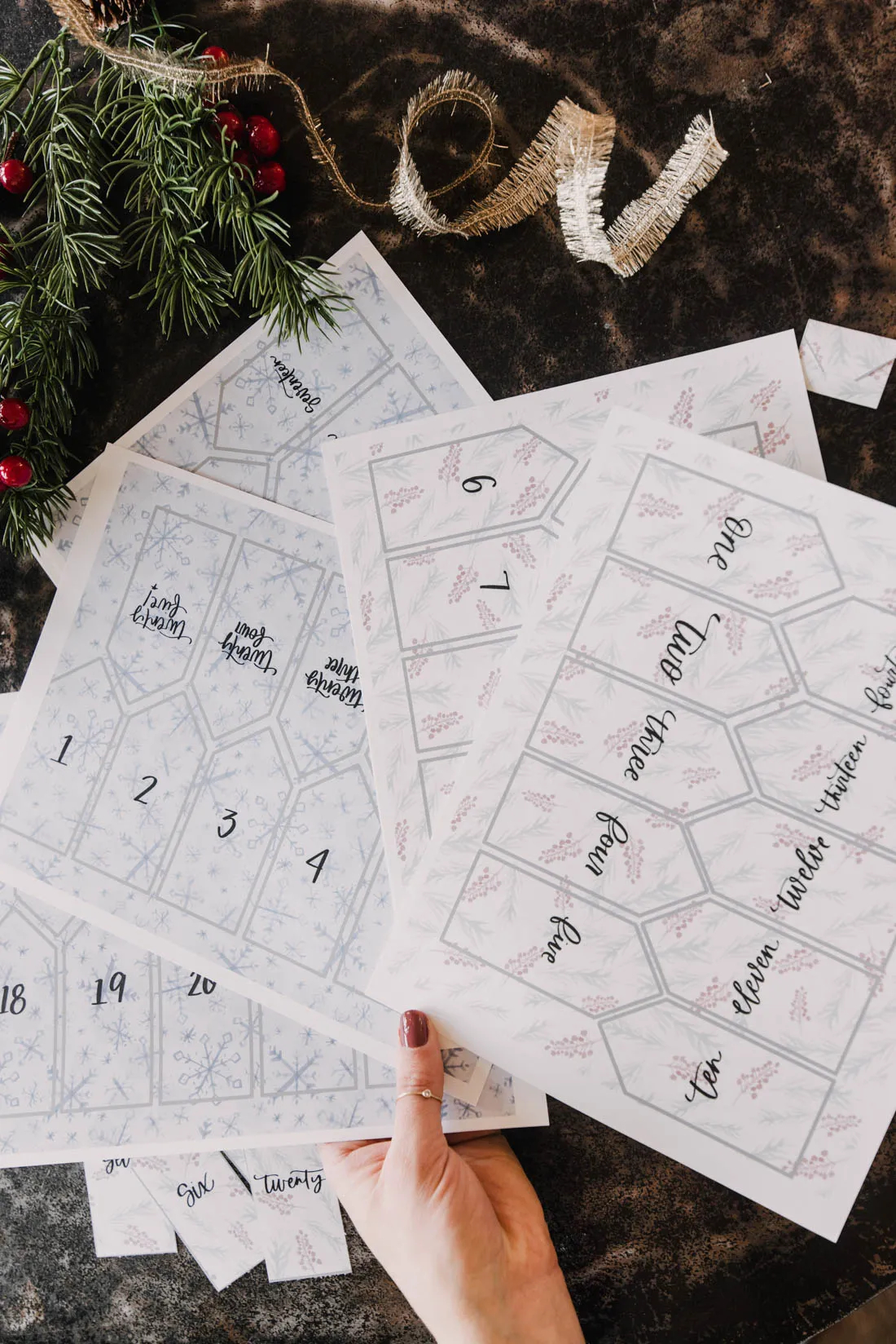 Free Printables For Advent Calendars