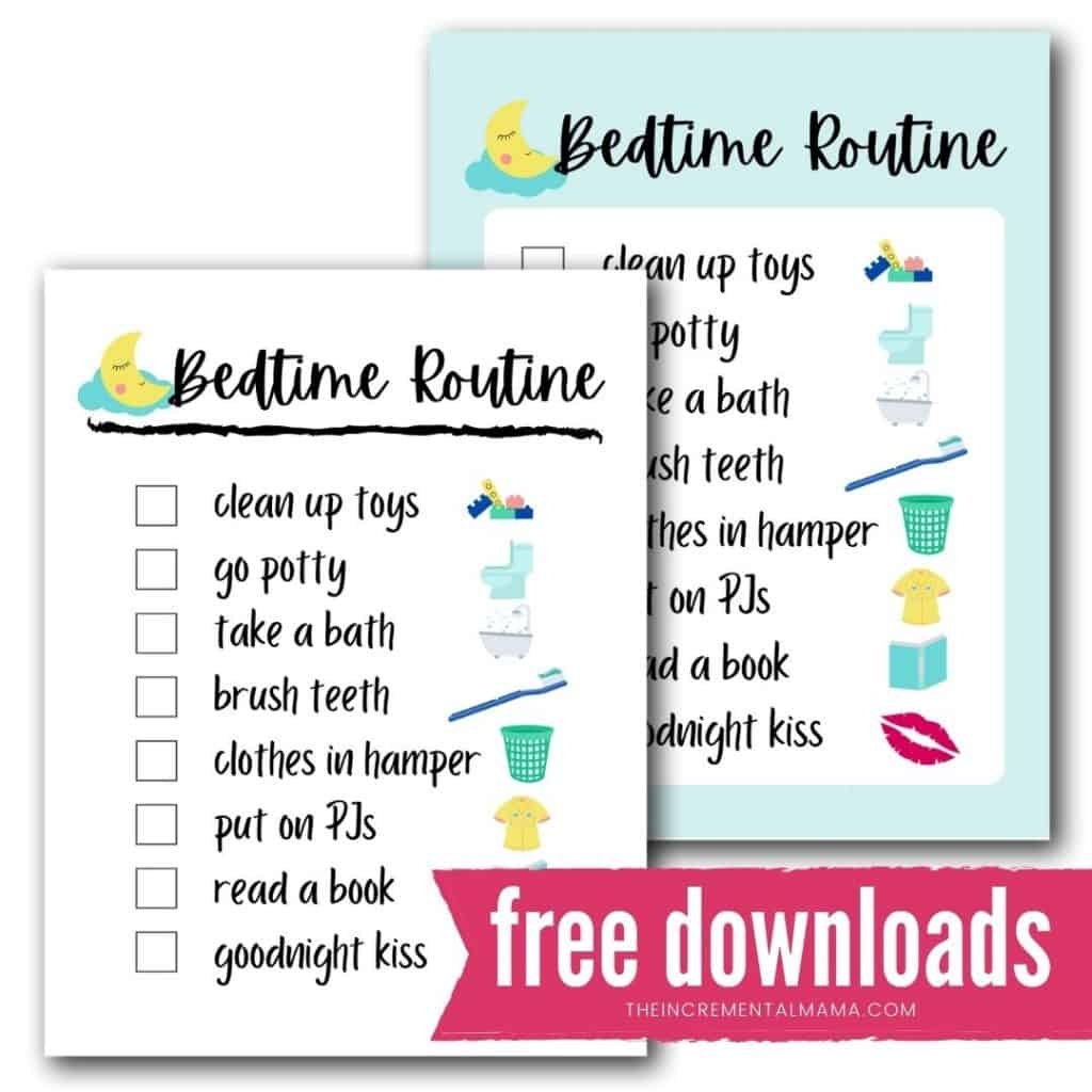 Free Printable Bedtime Routine Chart For A Smooth Tear Free Evening Free Printable Bedtime Routine Chart For A Smooth Tear Free Evening
