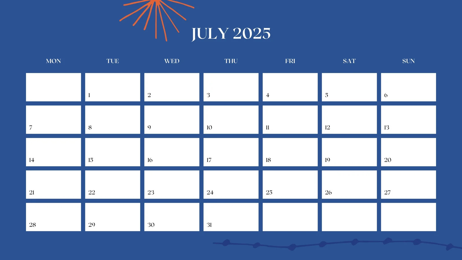 Free Printable Custom July 2025 Calendar Templates Canva Free Printable Custom July 2025 Calendar Templates Canva