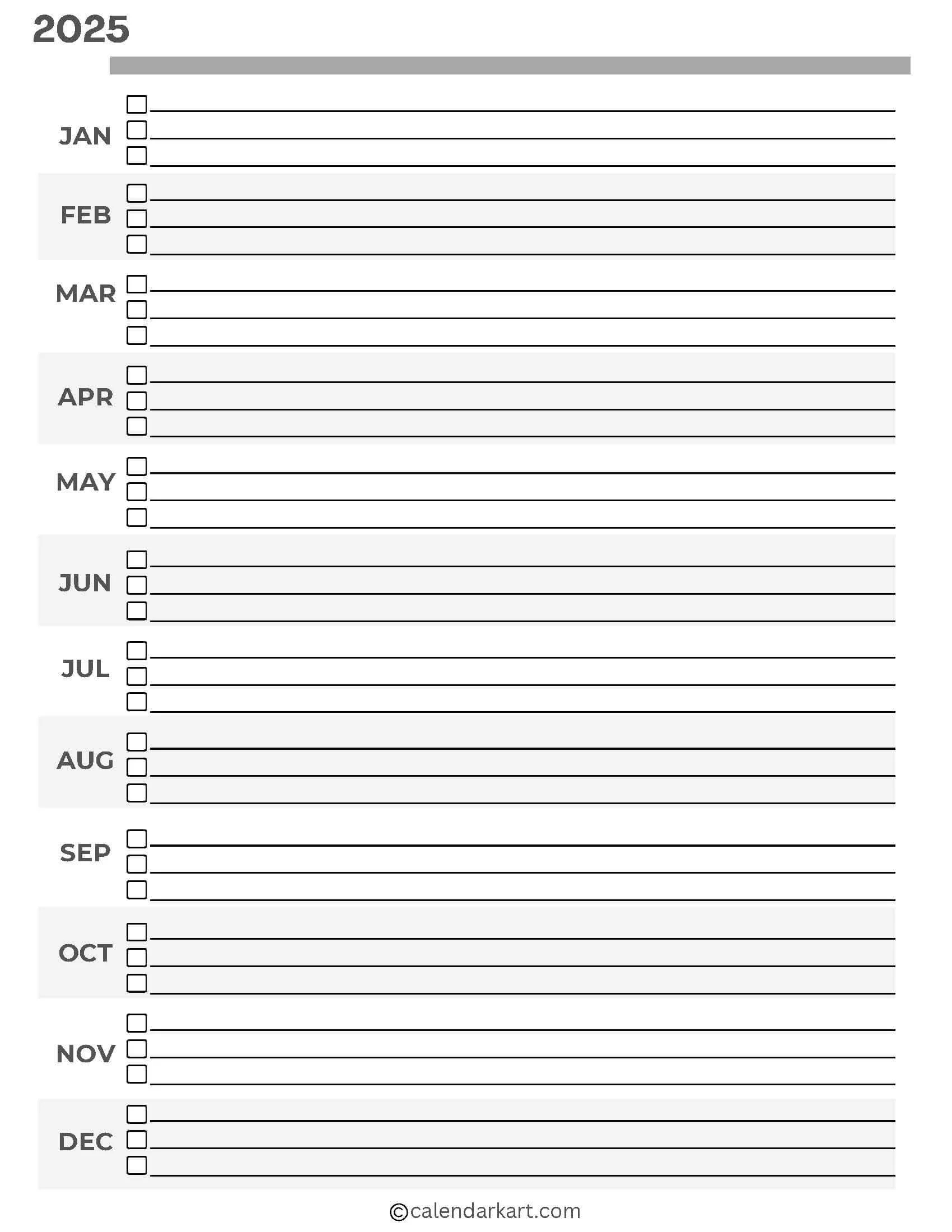 Free Printable 2025 Calendar Templates Free Printable 2025 Calendar Templates