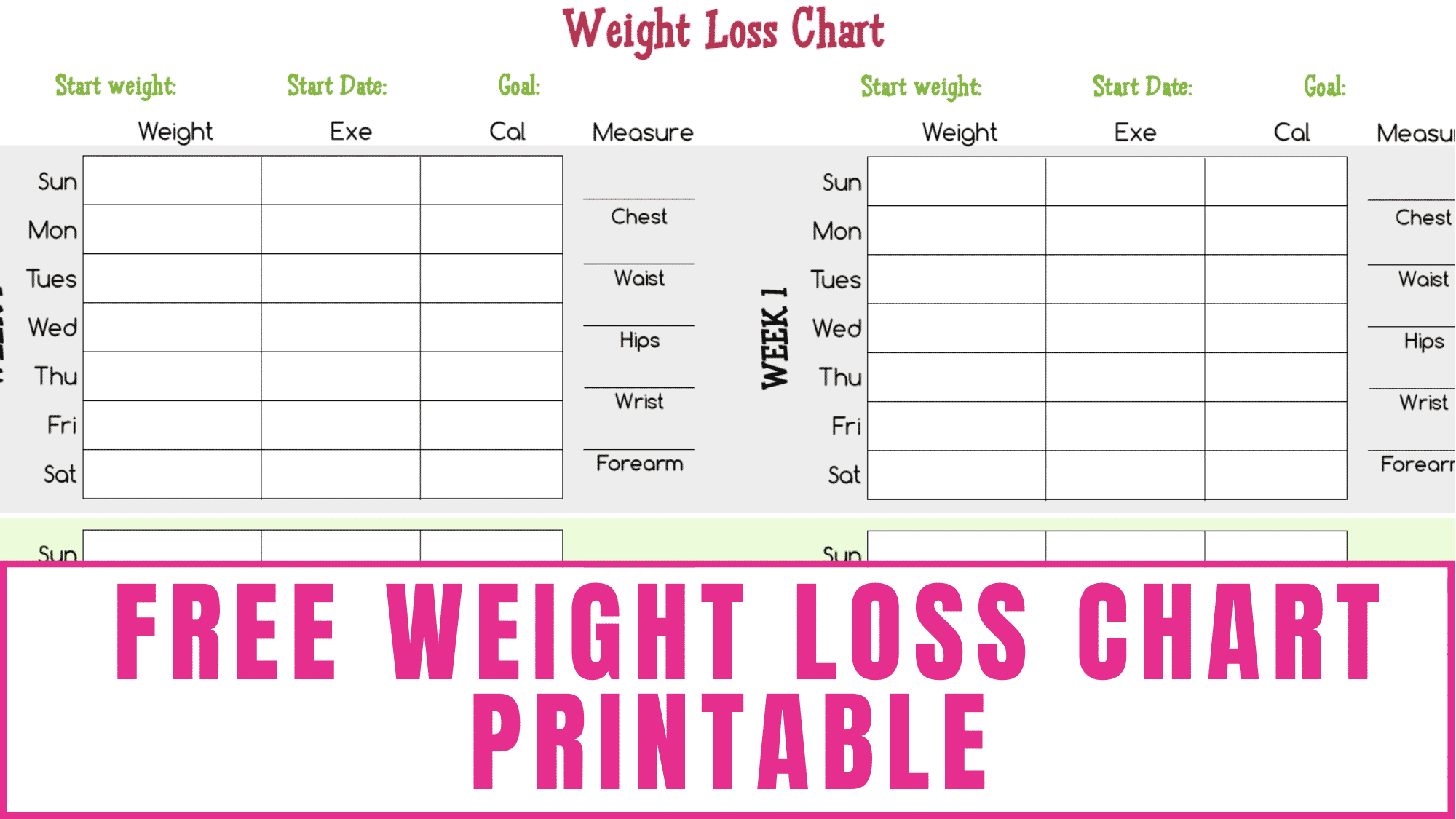 Free Printable Weight Loss Calendar 2025 Free Printable Weight Loss Calendar 2025