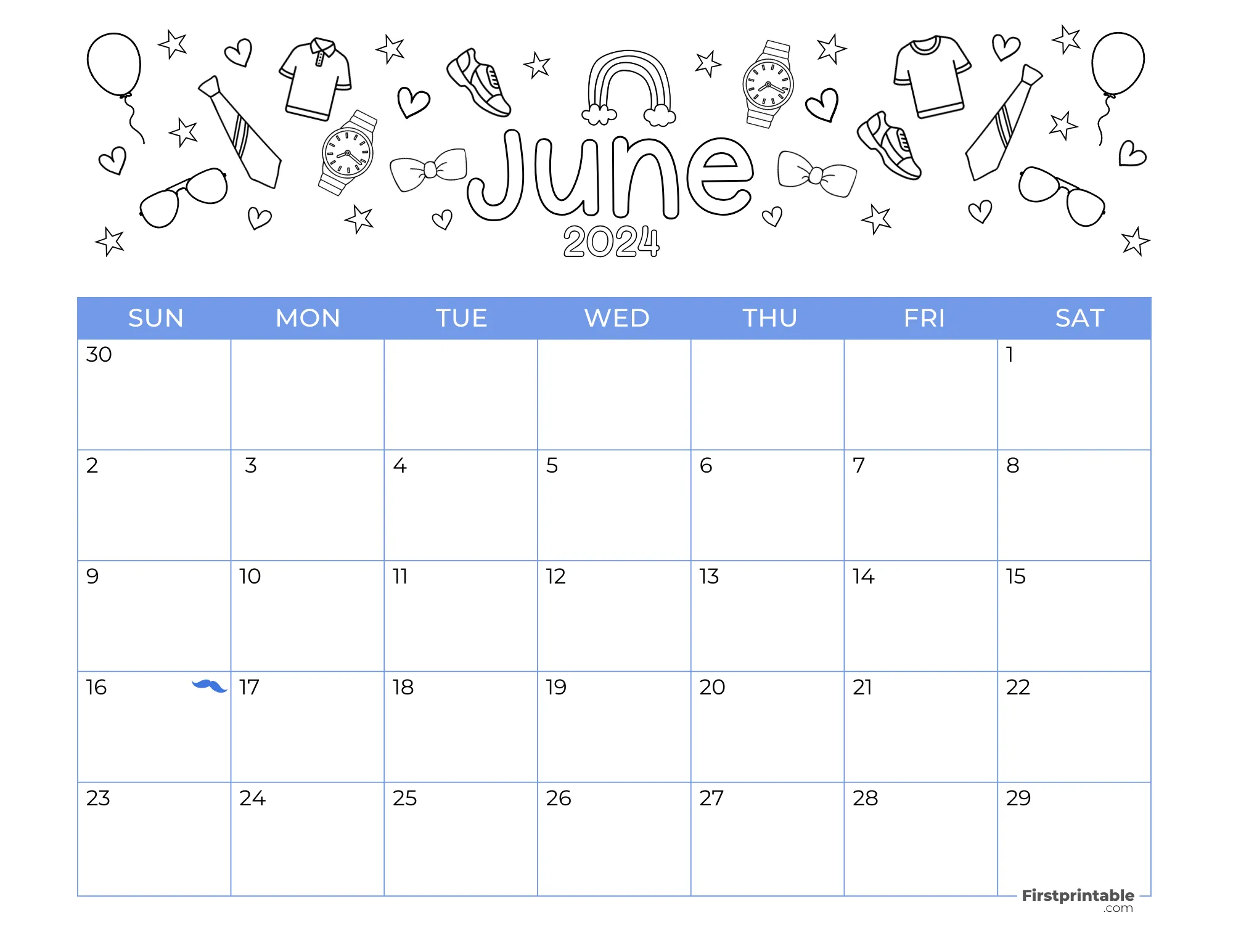 June 2024 Calendars 40 Free Printable PDF