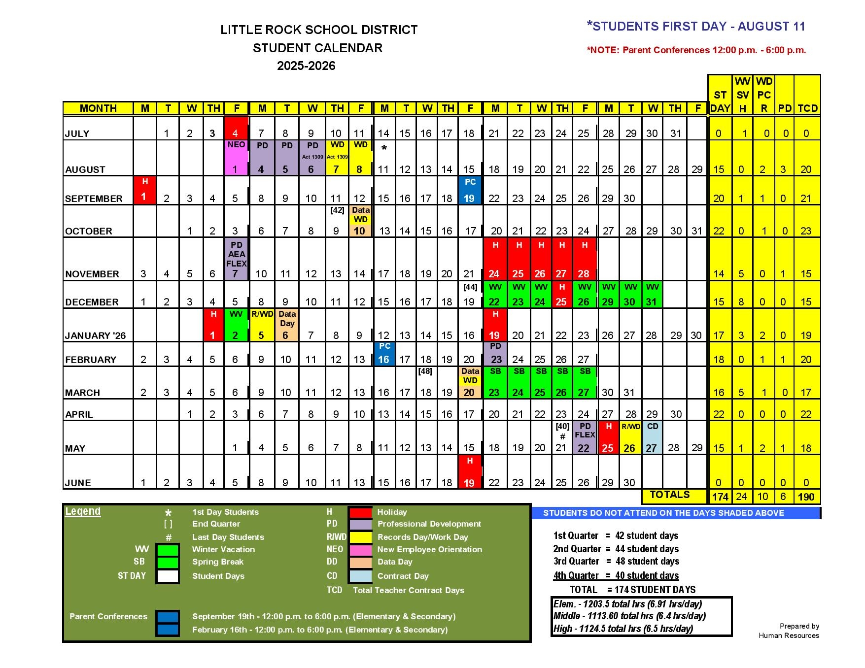 Little Rock School District Calendar 2025 2026 Download Now Little Rock School District Calendar 2025 2026 Download Now