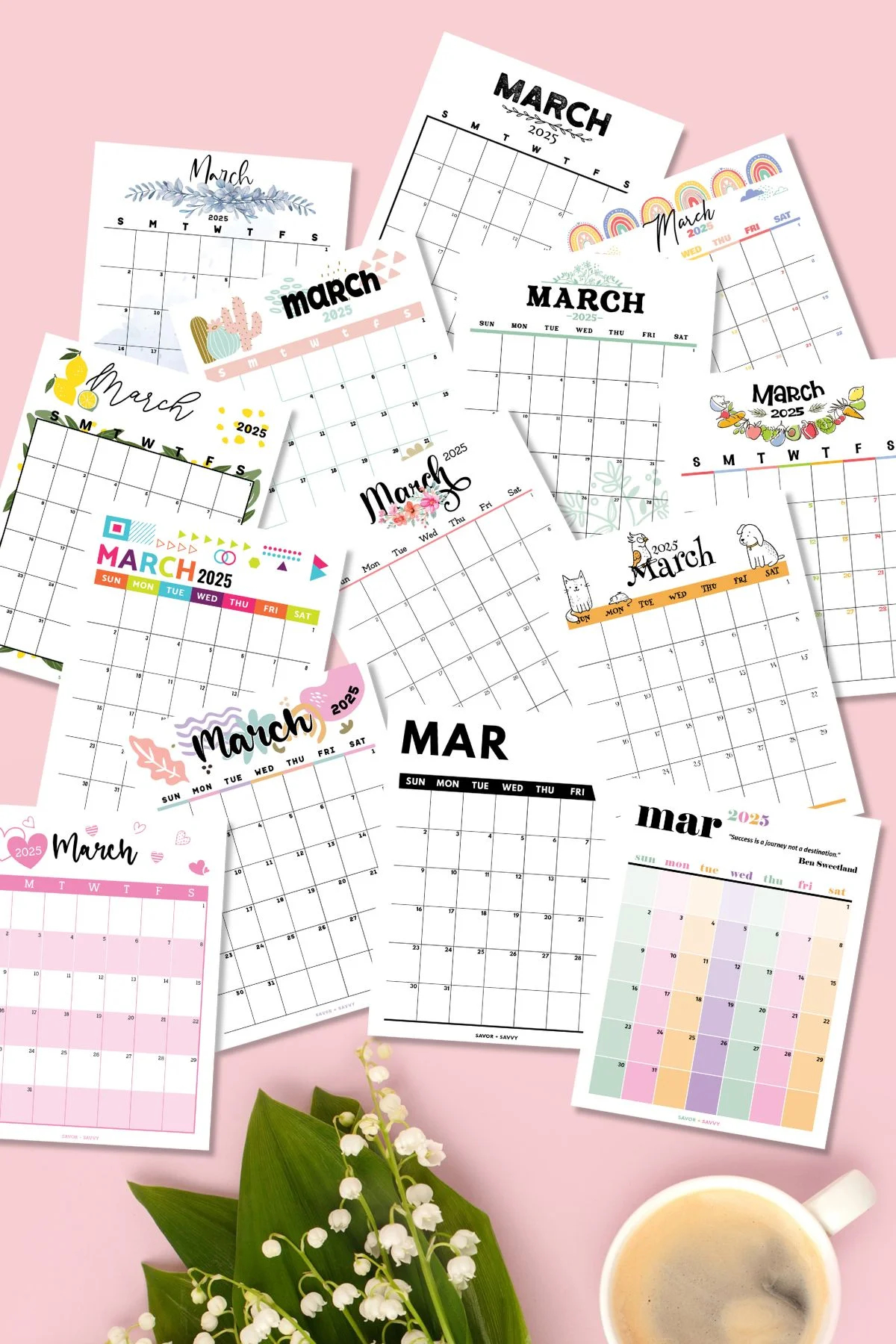 Free 2025 Printable Calendar Cute