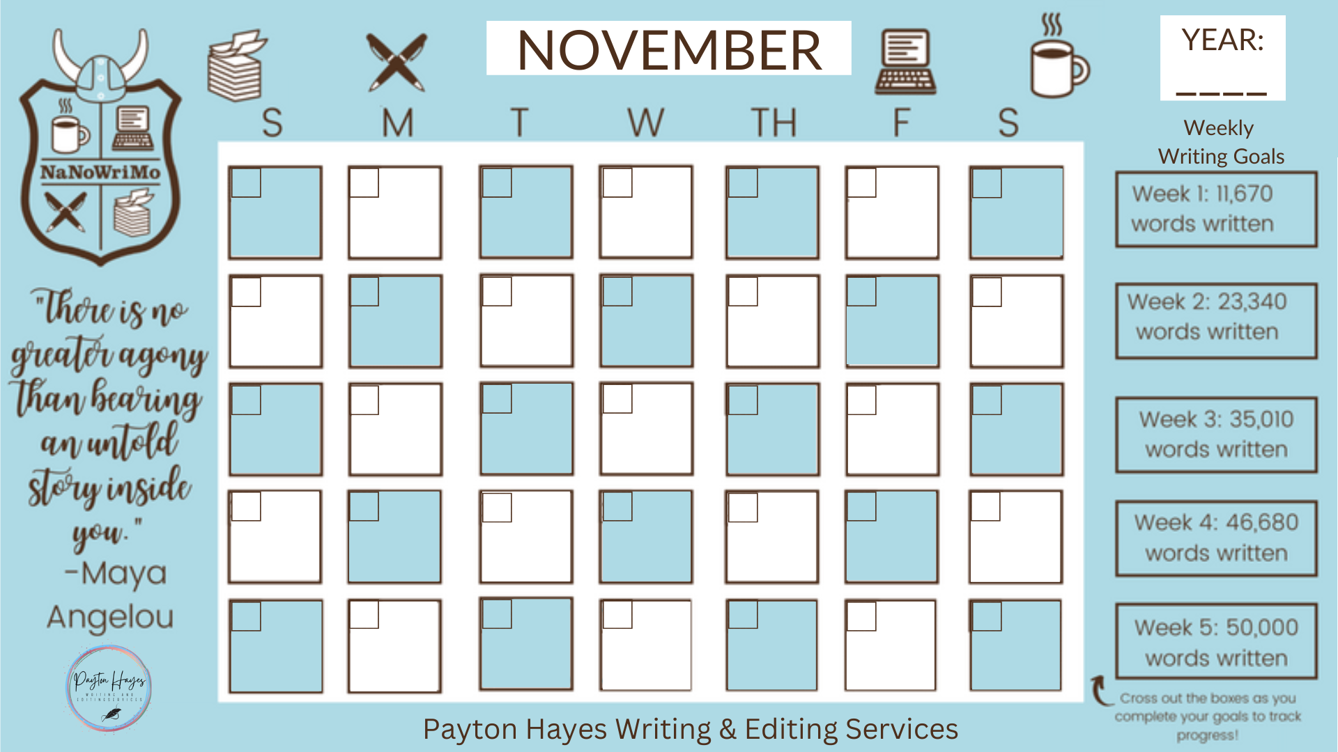 NaNoWriMo 25 Killer Tips To Help You Write Your Book In One Month Free Undated Story Binder Printables Payton Hayes Writing Editing Services NaNoWriMo 25 Killer Tips To Help You Write Your Book In One Month Free Undated Story Binder Printables Payton Hayes Writing Editing Services