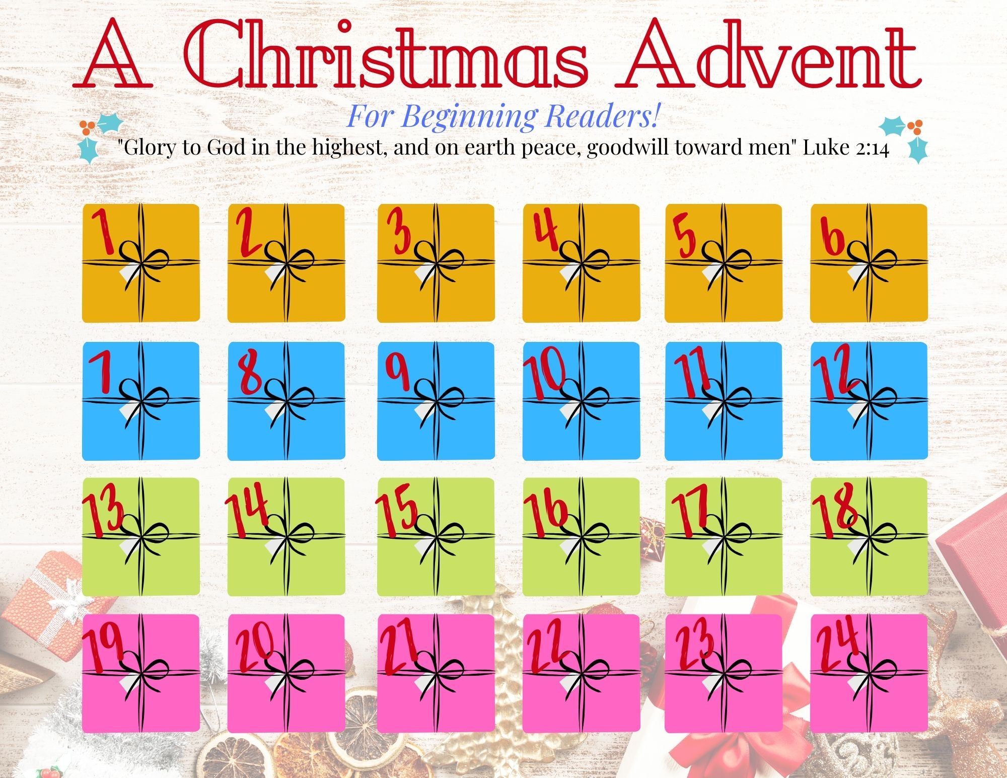 Kodak Printable Advent Calendar Kodak Printable Advent Calendar