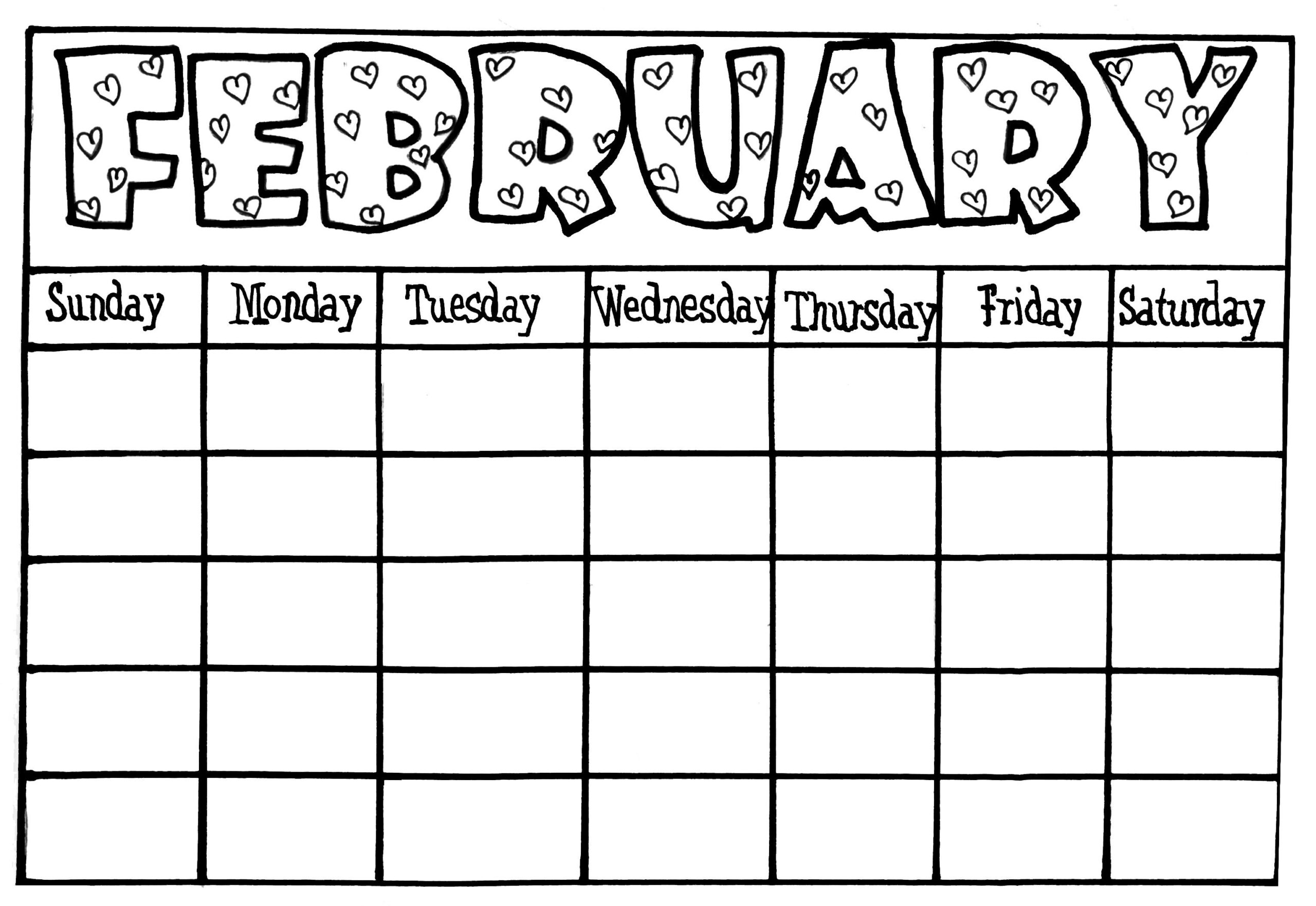 Printable Blank Calendar For Kids Free Printable Monthly Calendars Worksheets Library Printable Blank Calendar For Kids Free Printable Monthly Calendars Worksheets Library