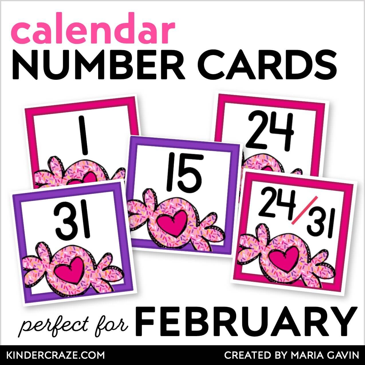 Free Printable Calendar Numbers For Pocket Chart Free Printable Calendar Numbers For Pocket Chart