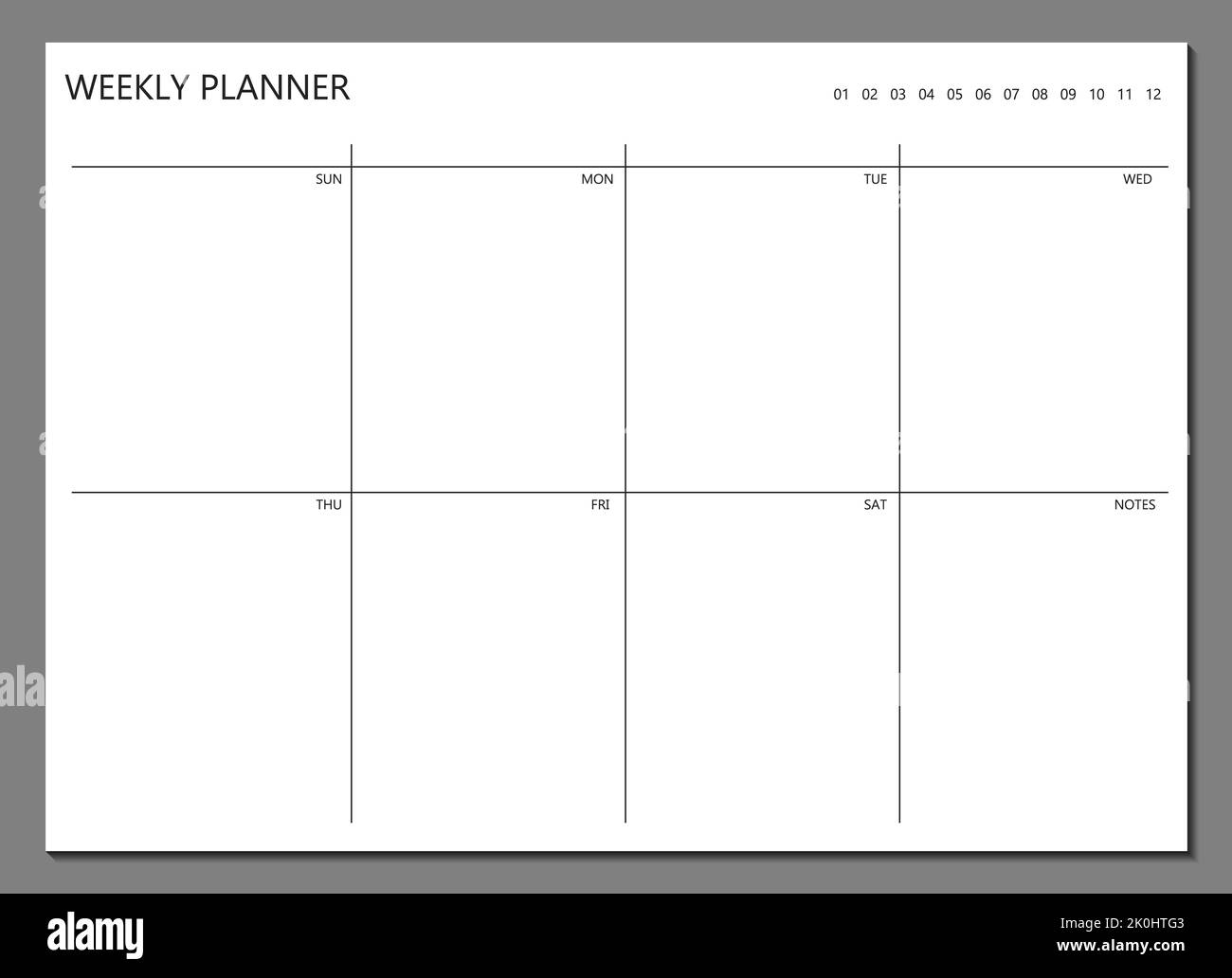 Printable Five Day Calendar