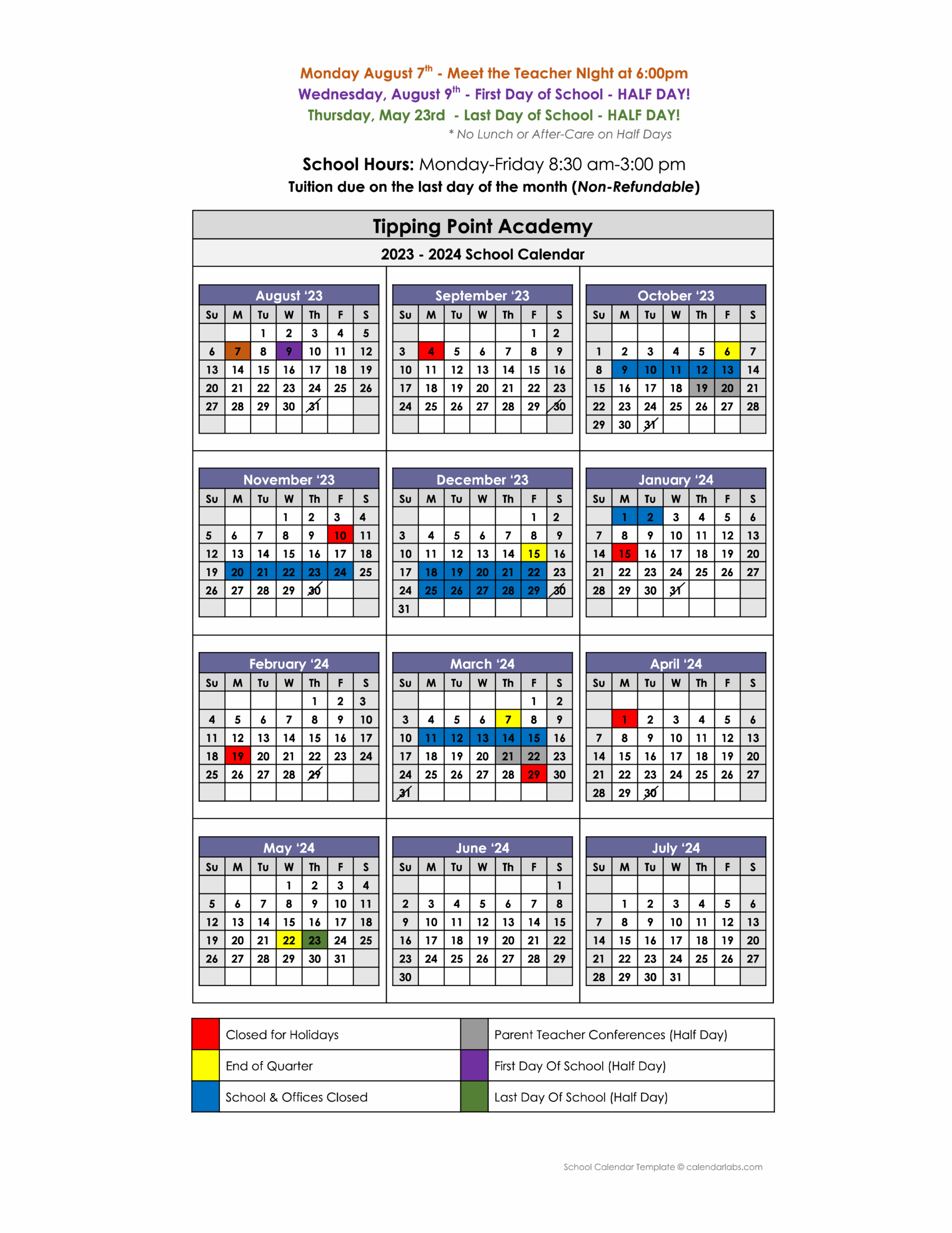 Richland District 2 Calendar Customizable Calendar Ideas
