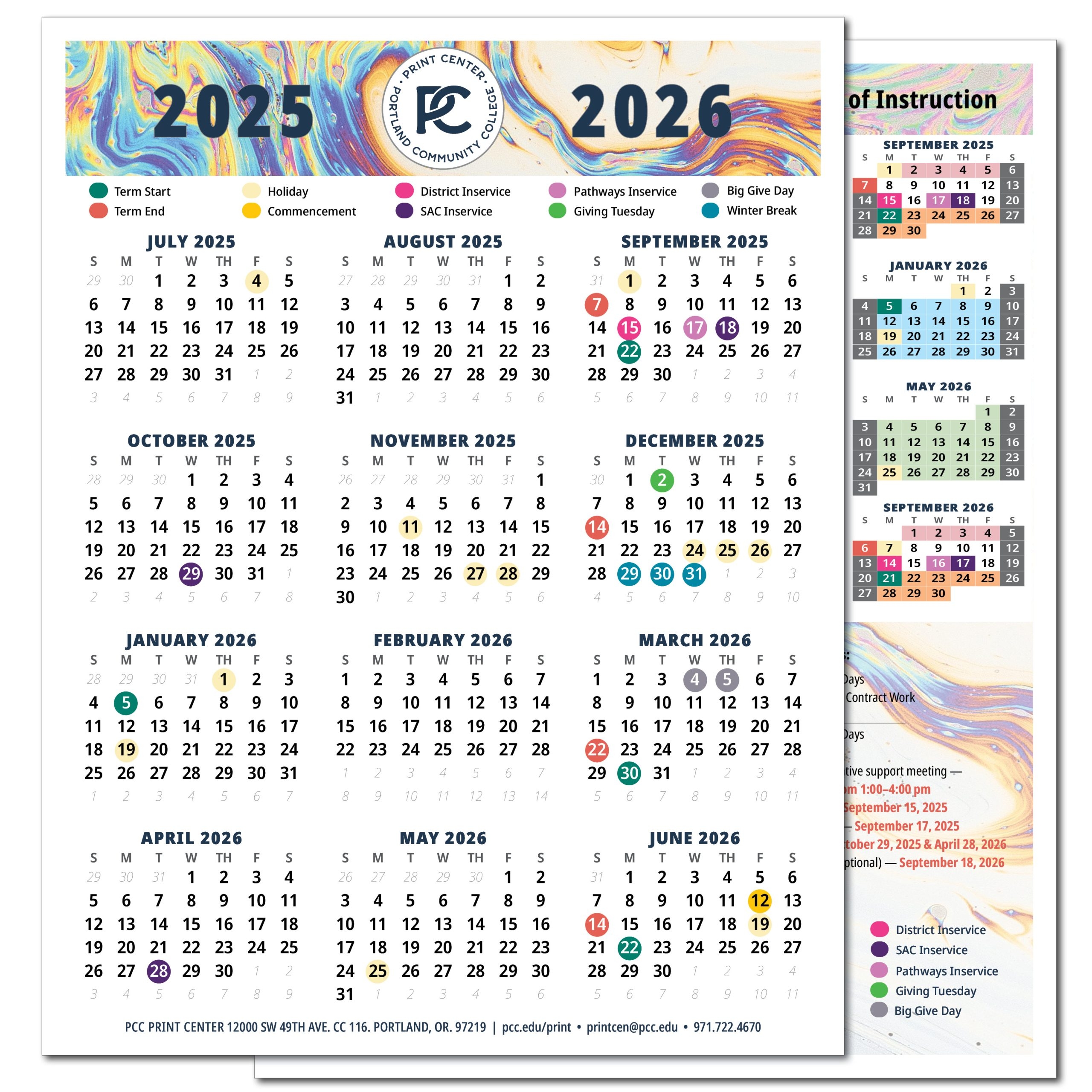 Special Promotions Print Center At PCC