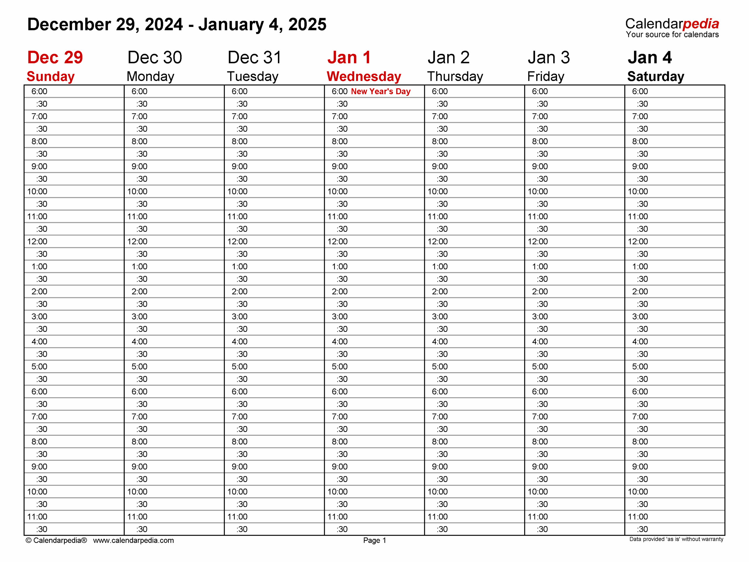 Weekly Calendars 2025 For PDF 12 Free Printable Templates Weekly Calendars 2025 For PDF 12 Free Printable Templates