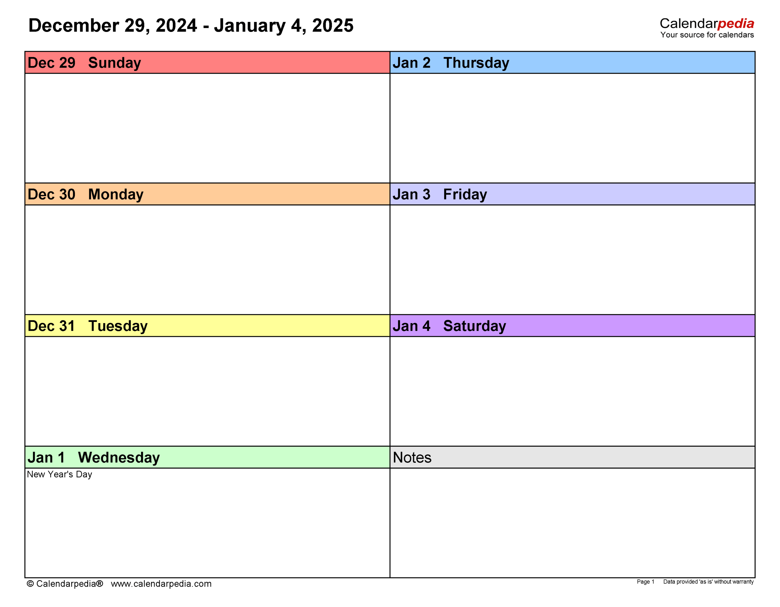Weekly Calendars 2025 For PDF 12 Free Printable Templates Weekly Calendars 2025 For PDF 12 Free Printable Templates