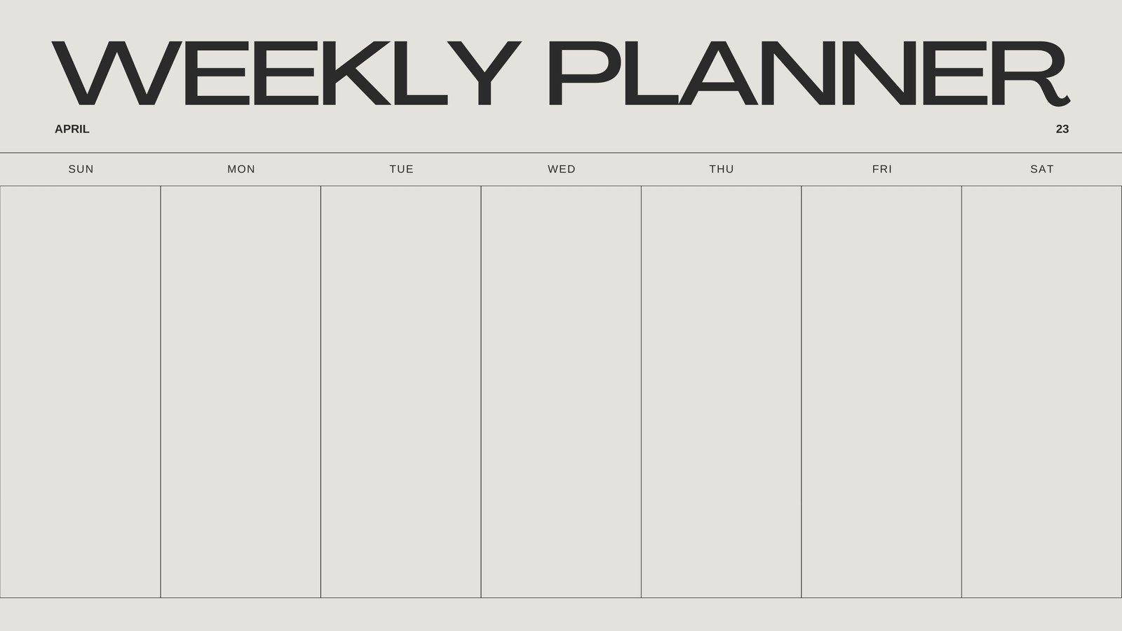 Weekly Planner Template Printable Landscape Minimalist Weekly Schedule Week At A Glance Weekly Organizer Office Planner Desk Planner PDF Etsy de Worksheets Library