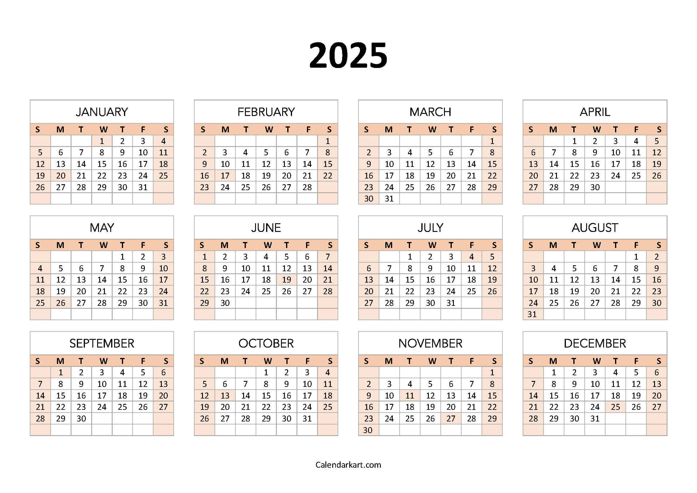 Word Calendar Template 2023 Calendarkart